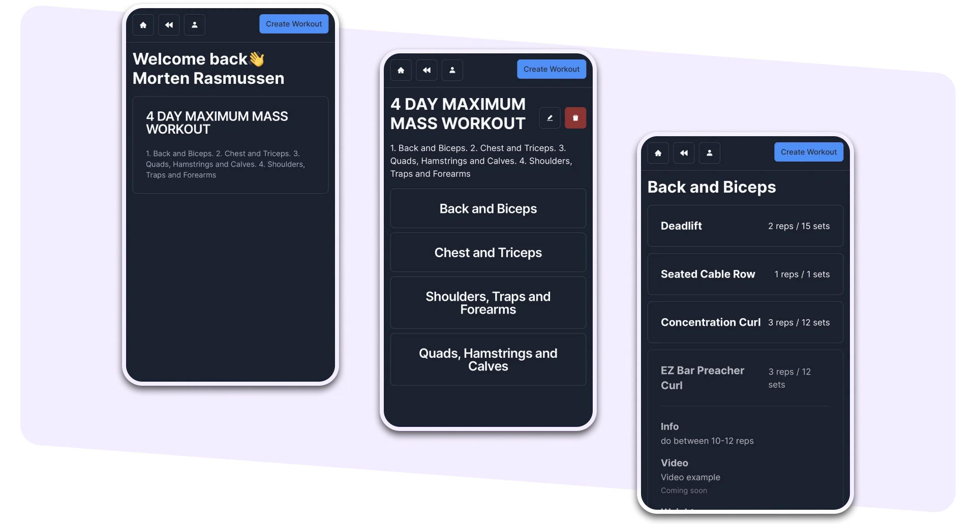 Fitify project showcase