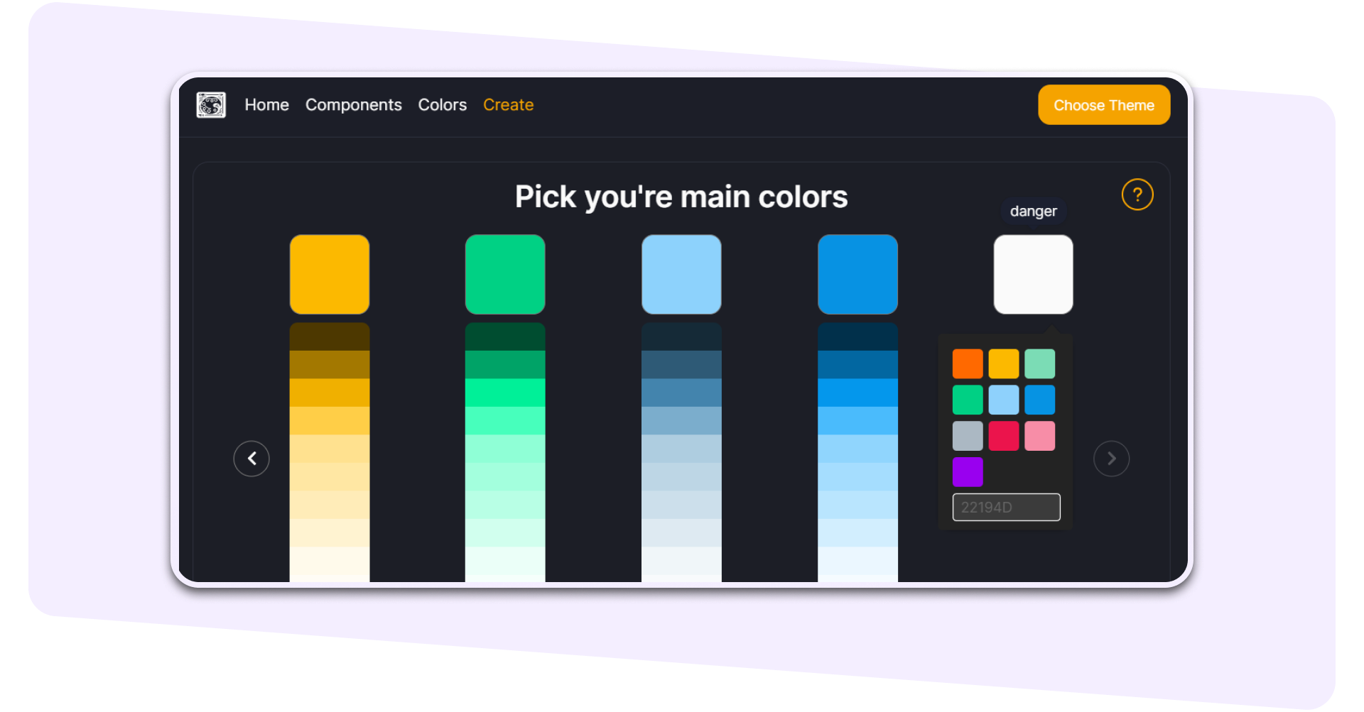 Next UI themes - theme maker